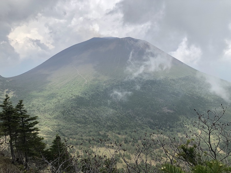 黒斑山から浅間山